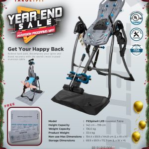 Teeter LX9 Fitspine Inversion Table Year End Sale